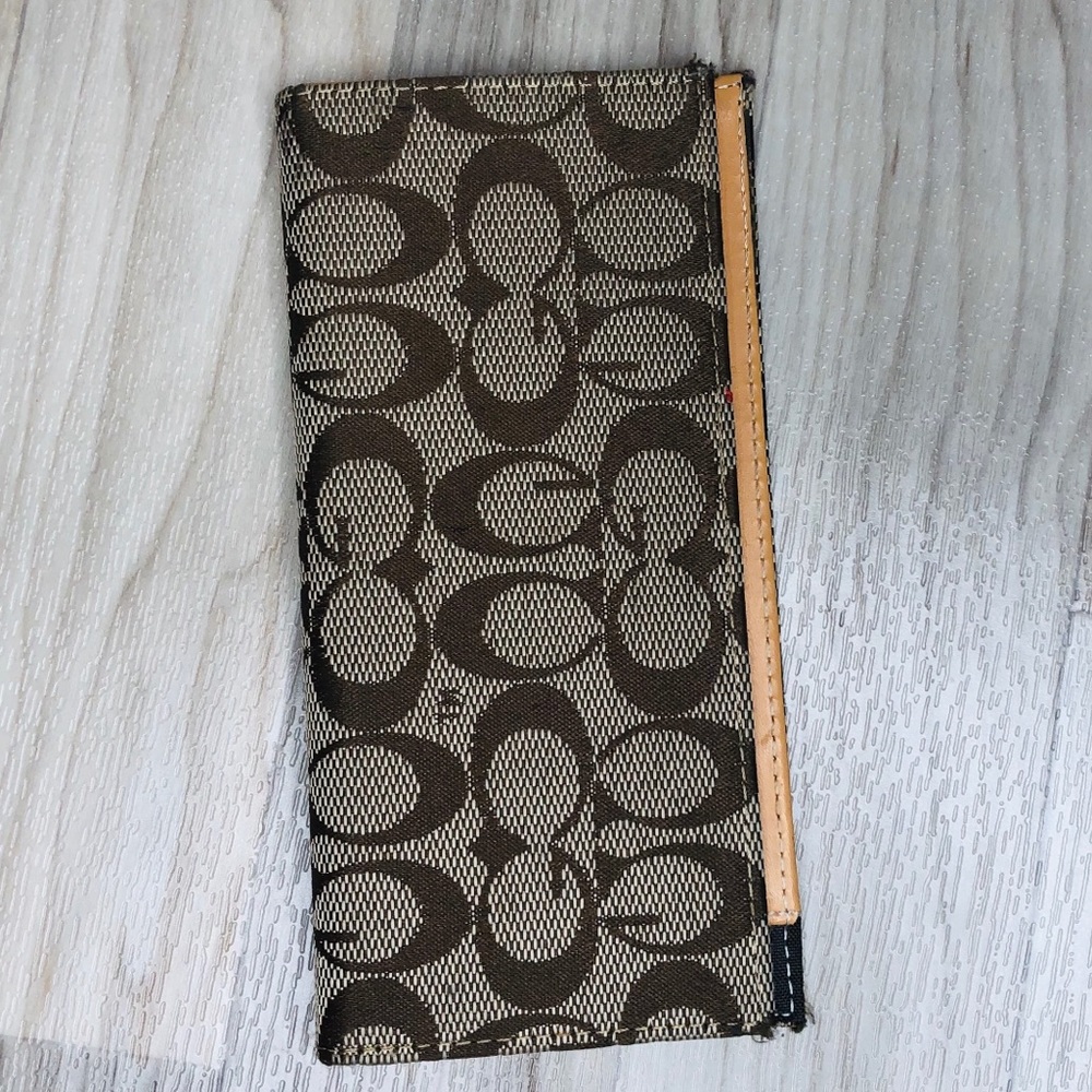 Monogram Check book check holder. - Picture 3 of 6